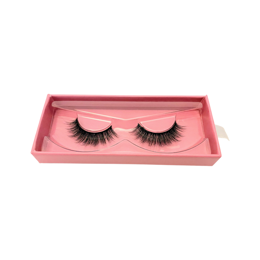Serene 13mm faux mink lash in pink box