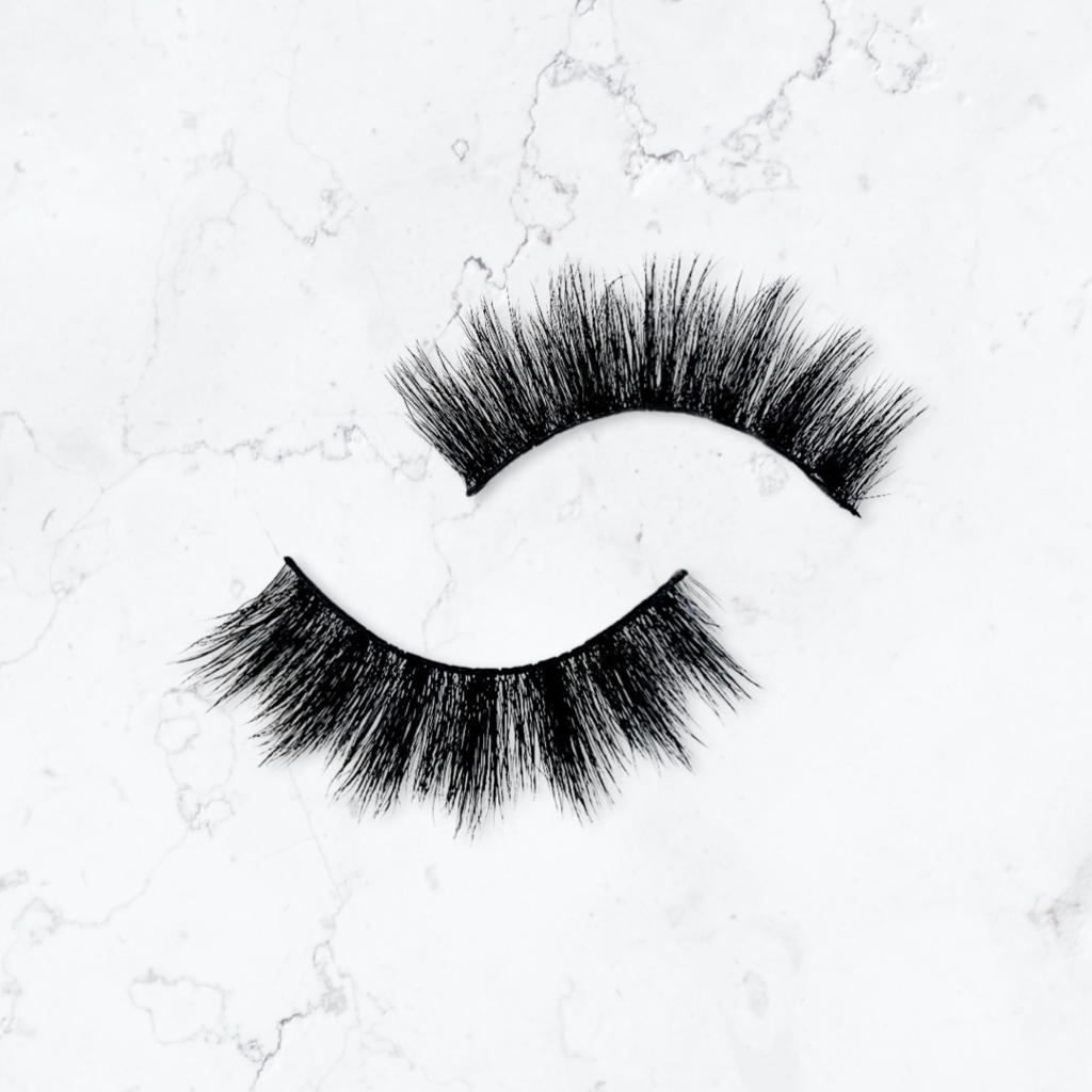 Belle faux mink lash, choppy wisps, doll-eye, 15mm