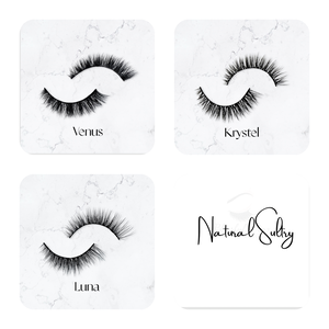Open image in slideshow, Natural sultry collection, Krystel, Venus, and Luna lash
