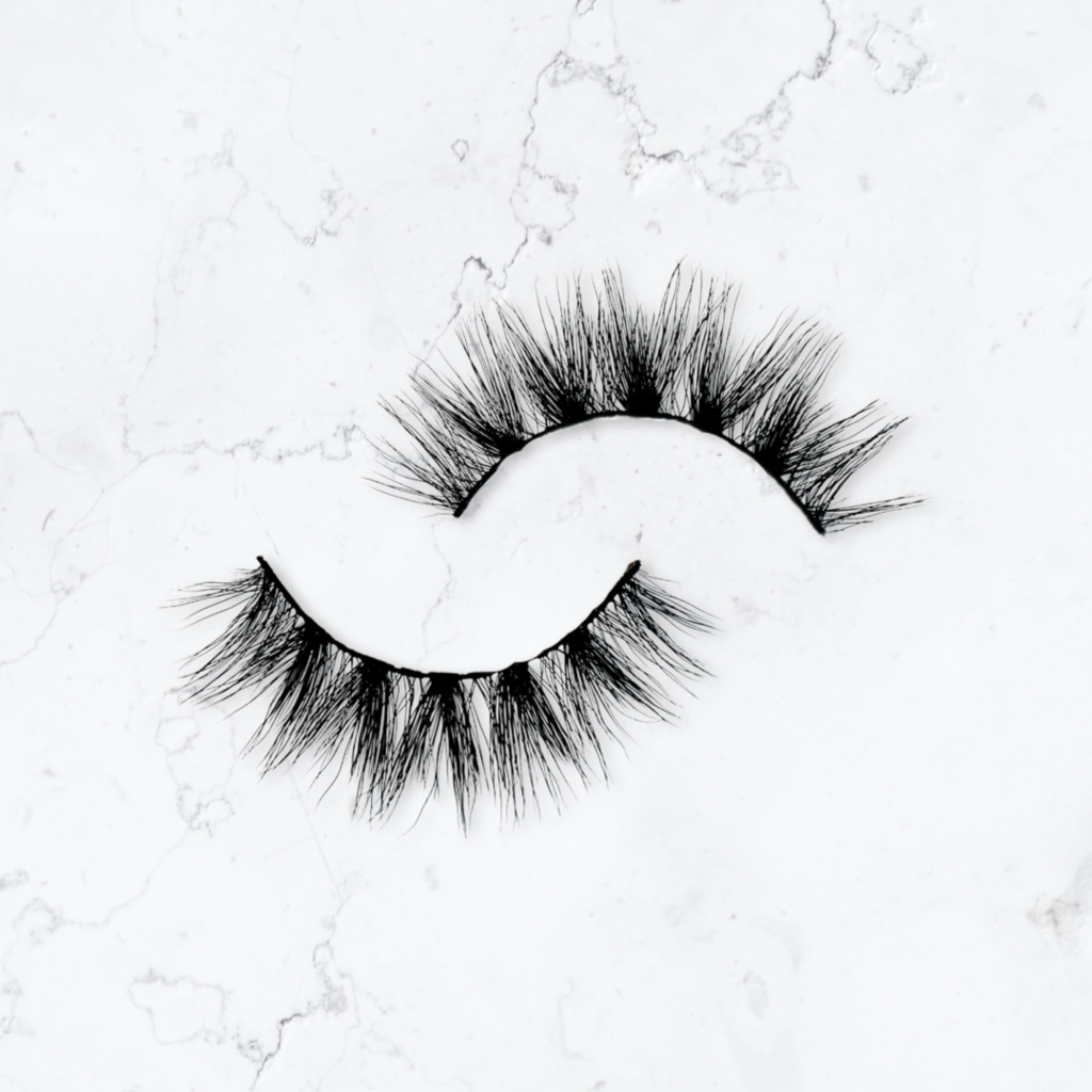 Hera faux mink lash, doll-eye, wispy points, 12mm