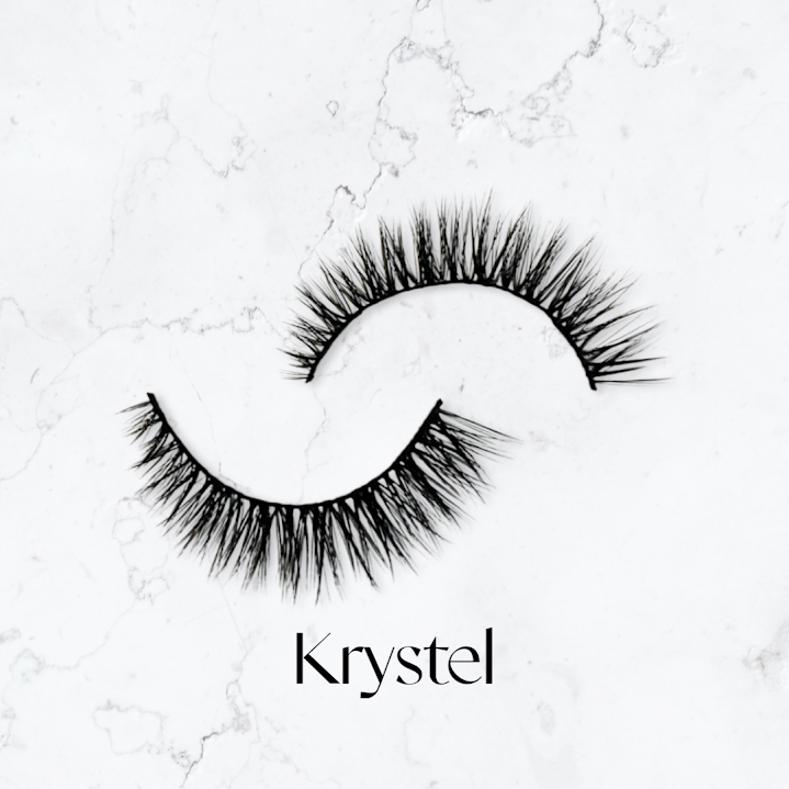 Krystel silk lash, wispy, natural, light cat-eye, 10mm