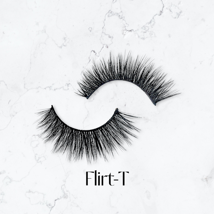 Flirt-T silk lash, round, light cat-eye, 15mm