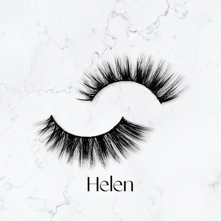 Helen silk lash, wispy cat-eye, 15mm
